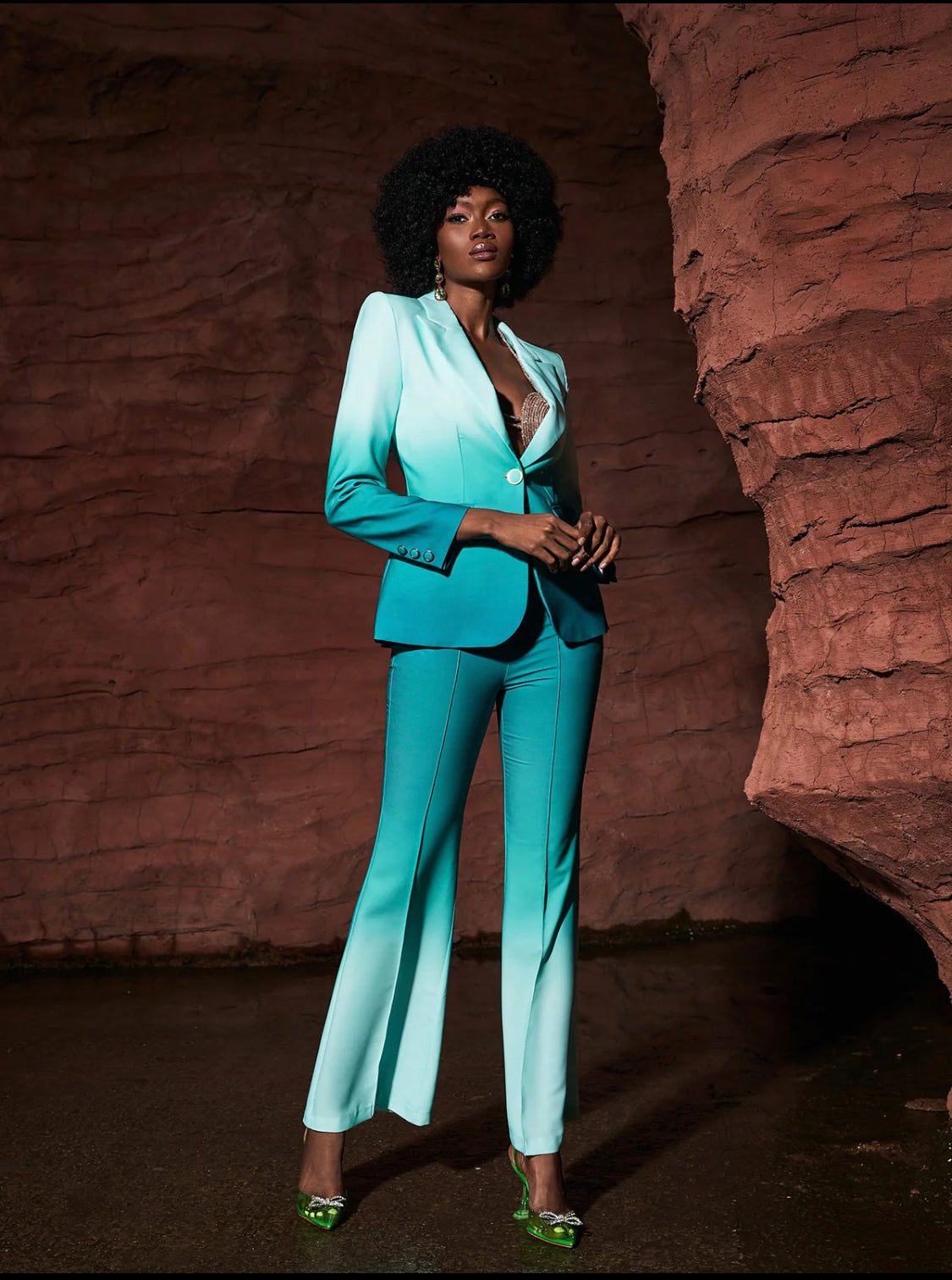 Elle blazer/pants set