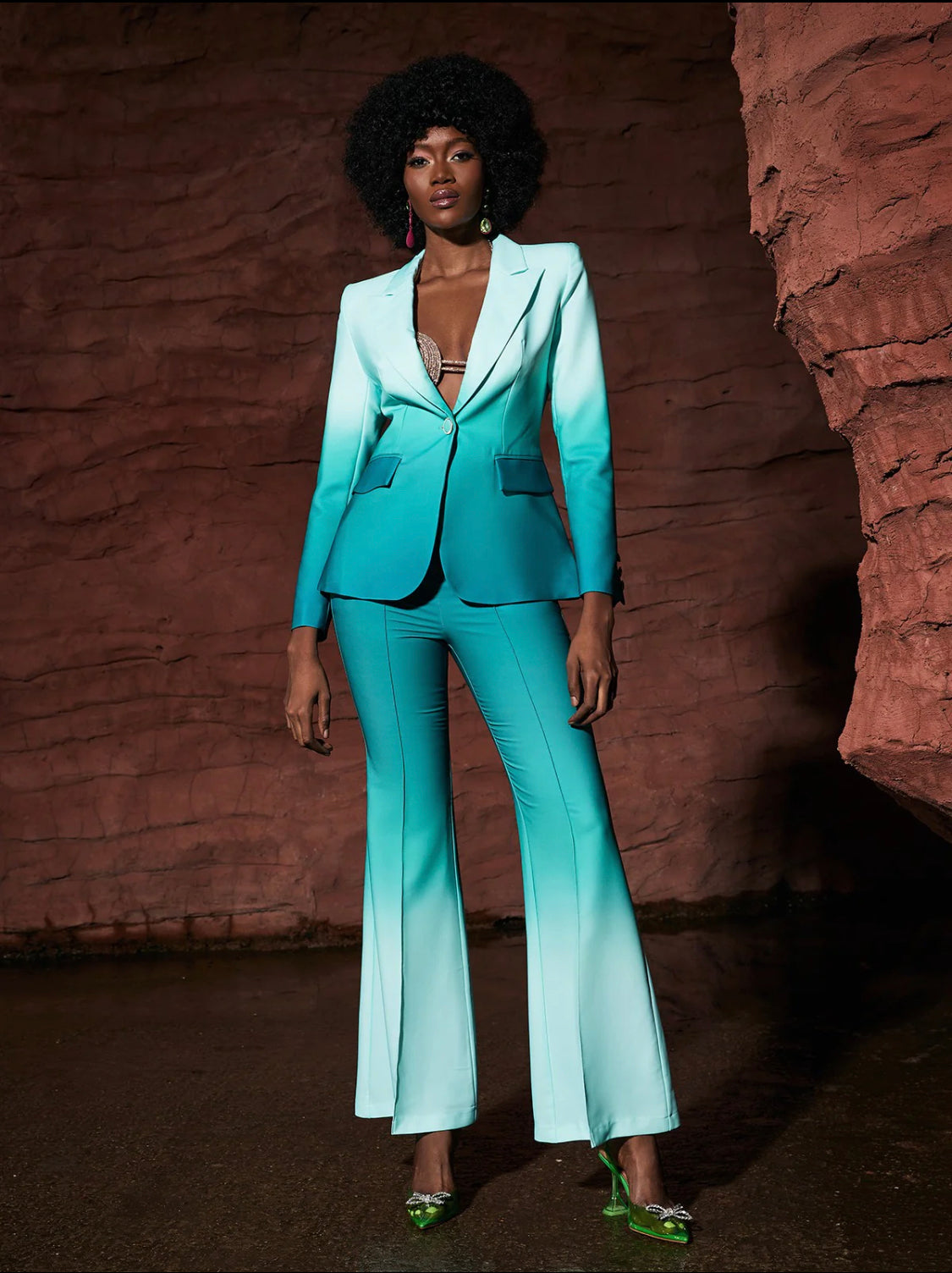 Elle blazer/pants set