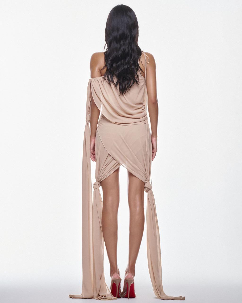 Vanessa Dress Beige