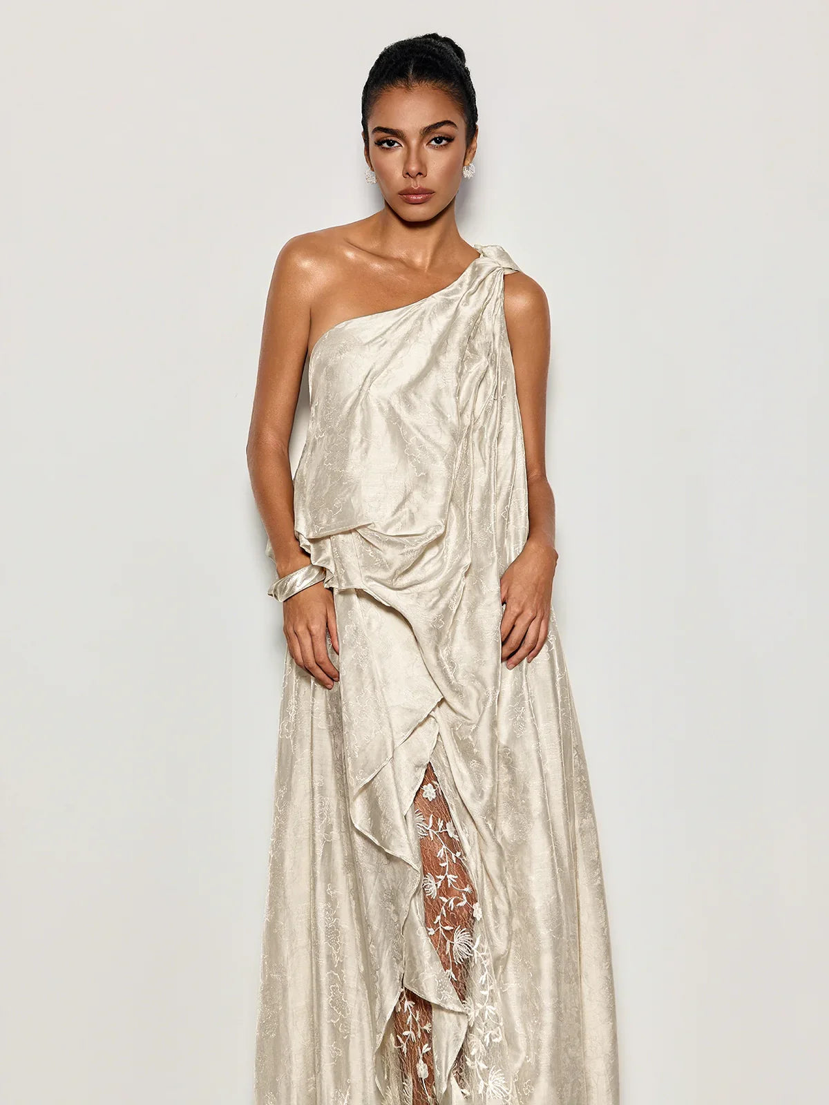Celeste Drape Goddess Gown