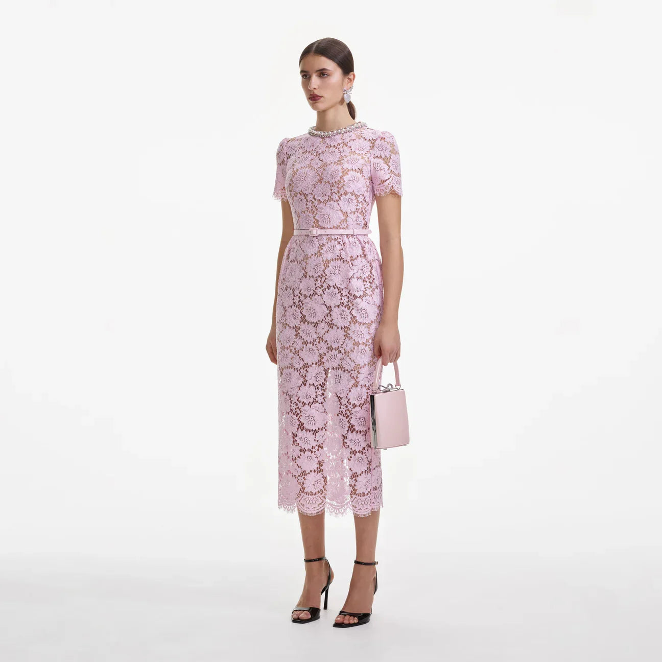 Rosalie Midi Lace Dress