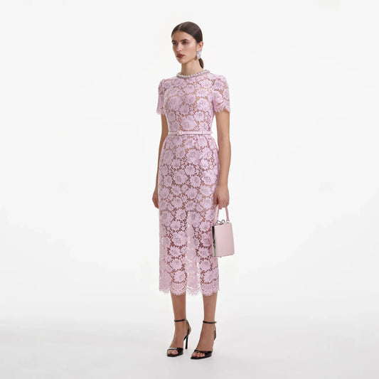 Rosalie Midi Lace Dress