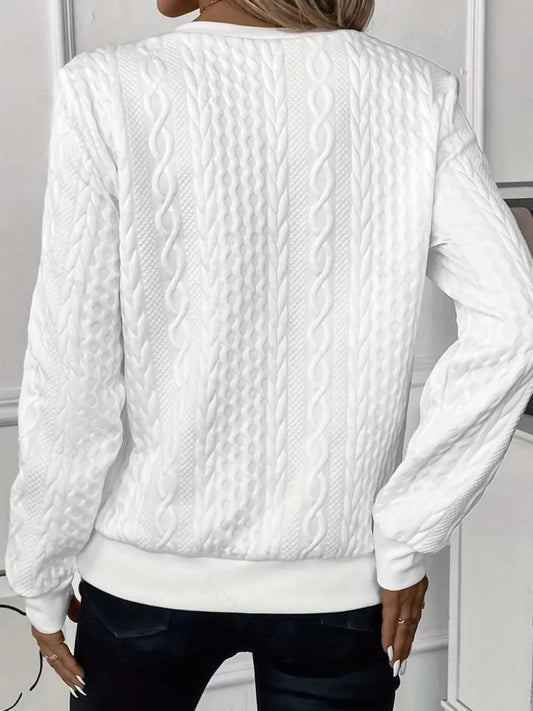 Quarter-Zip Long Sleeve Sweatshirt