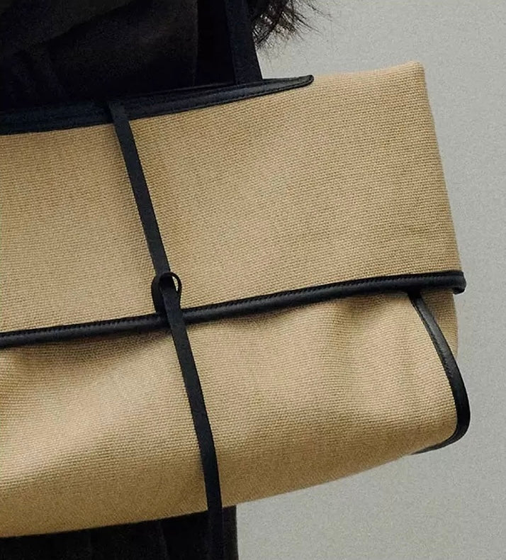 Riviera Fold Canvas Tote Bag