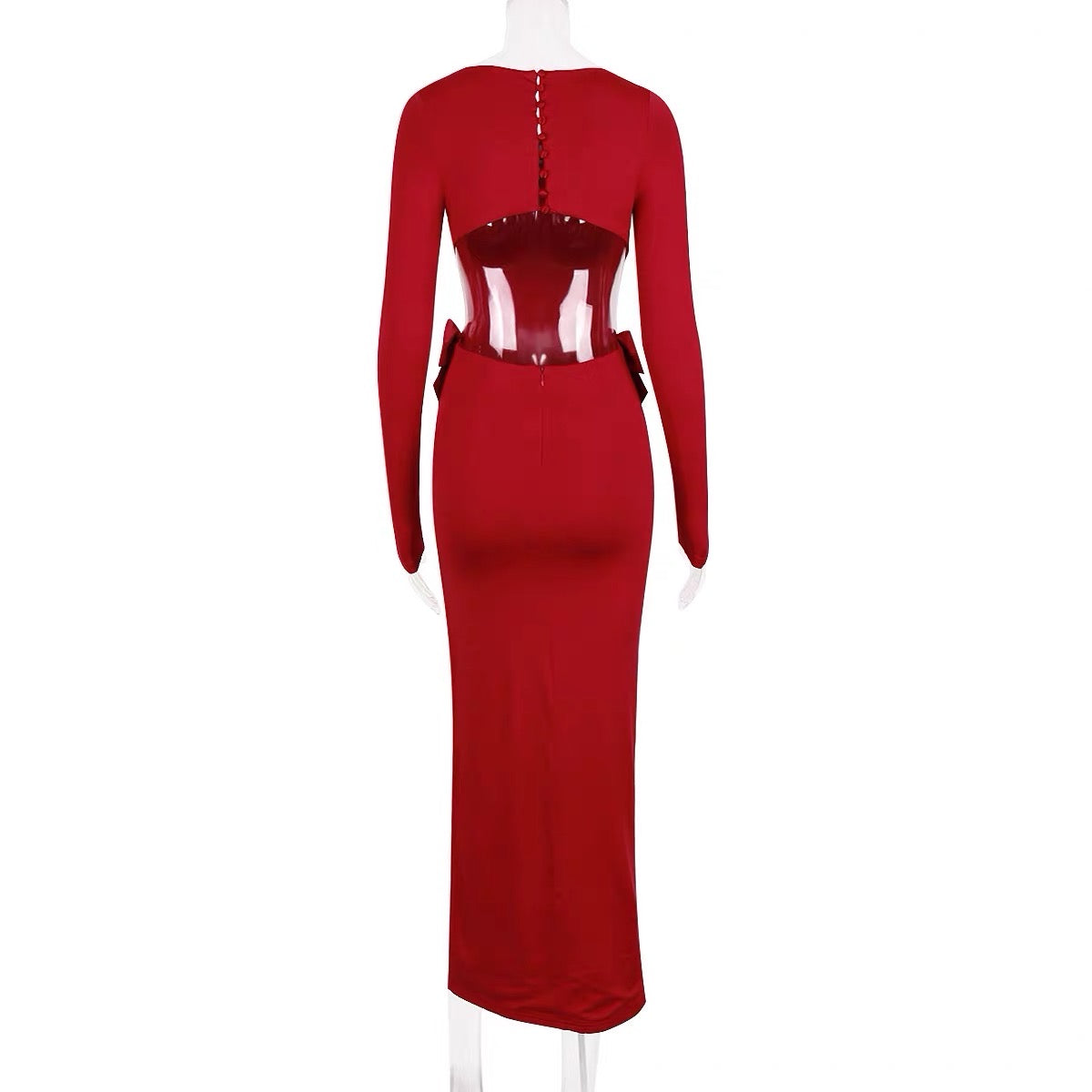 Rosina bow maxi dress