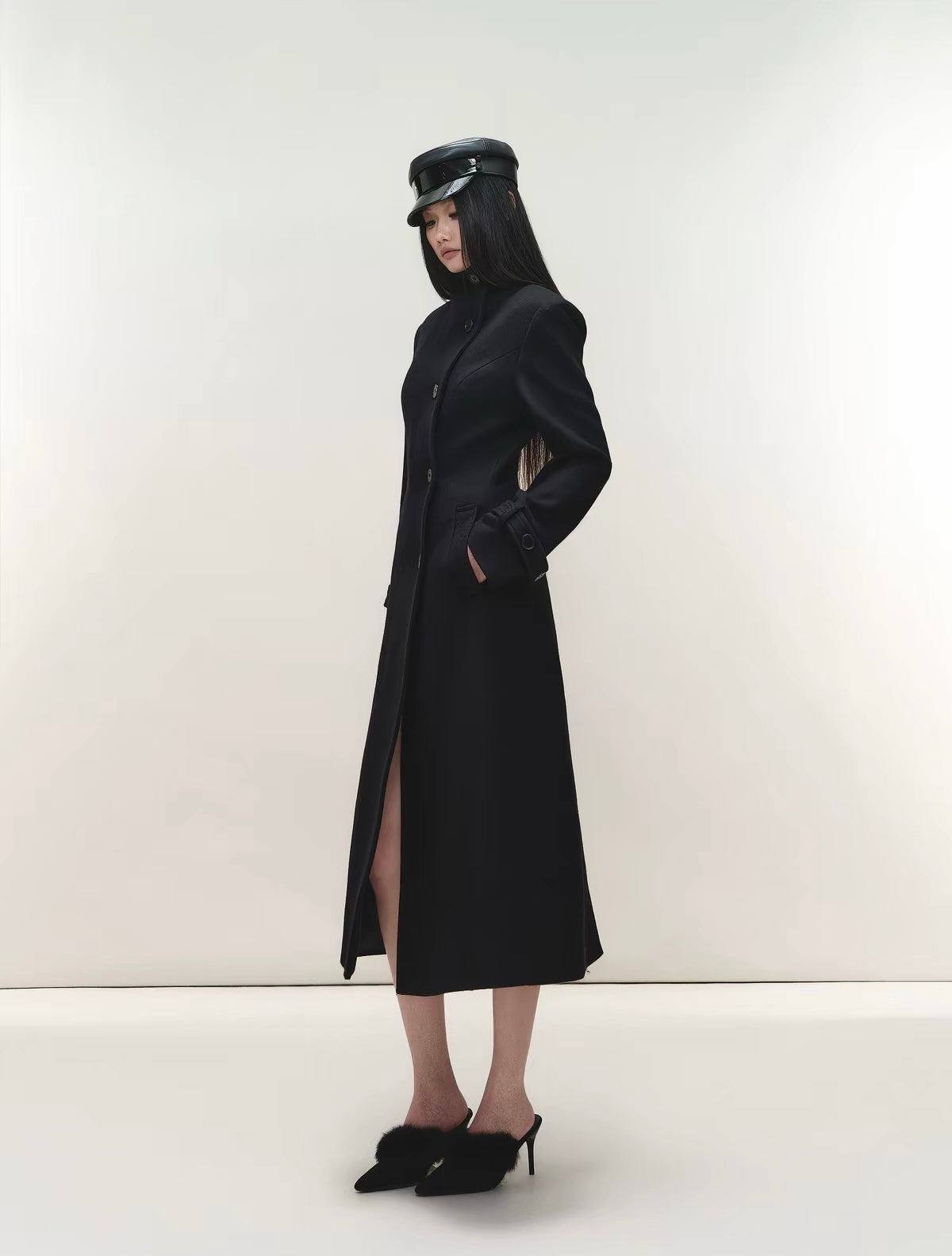 Sloane Sculpted Maxi Coat