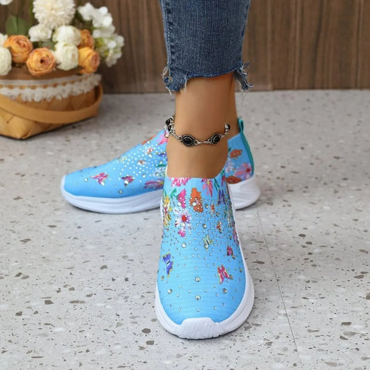 Glitz & Petals Floral Sneakers