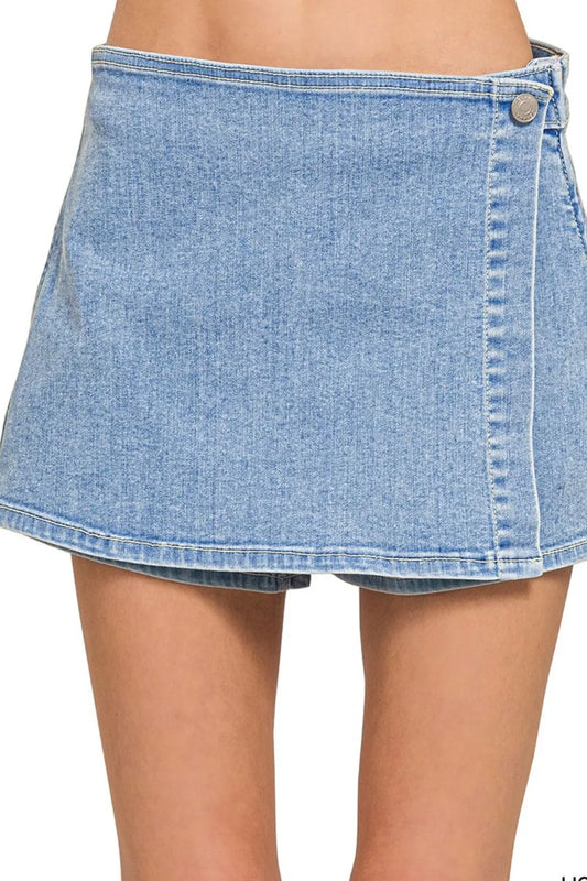 Cheeky Chic Wrap Front Skort