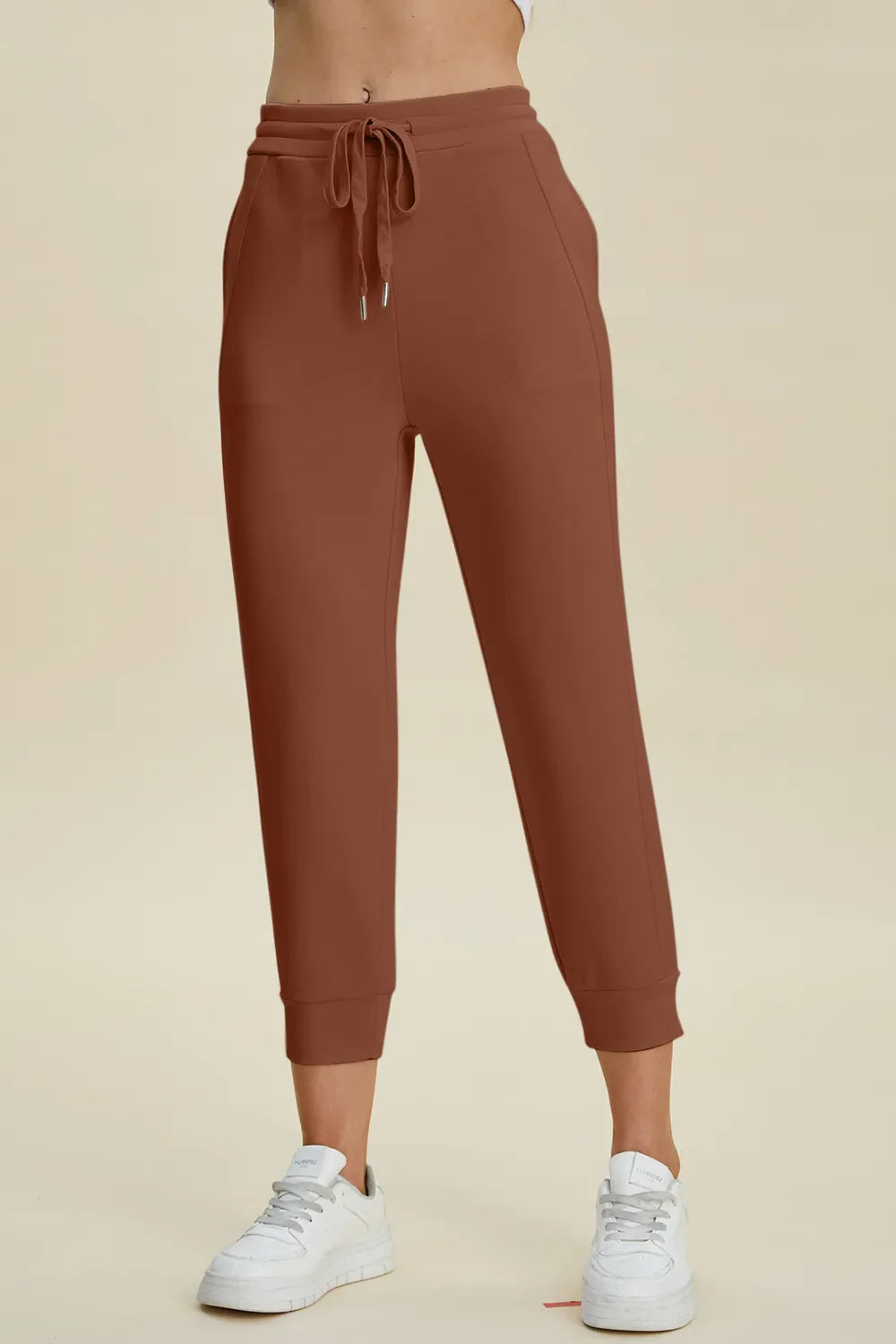 Comfy Air Scuba Drawstring High Waist Joggers