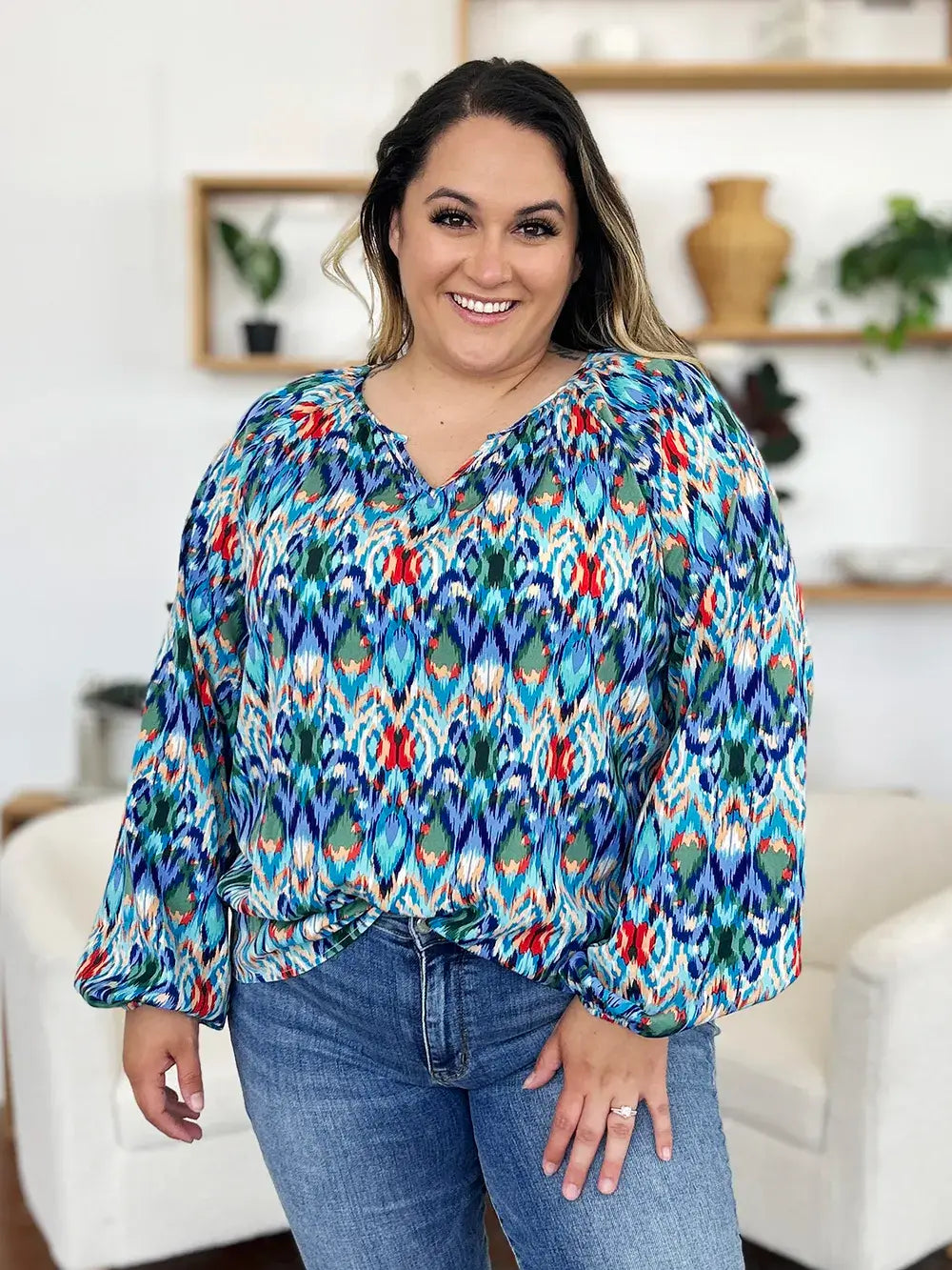 Swageye Electric Bloom Blouse