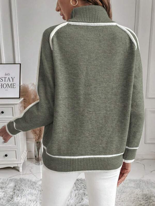 Avalon - Olive Jumper