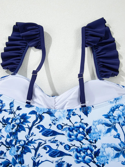 Blue Blossom Oasis One-Piece Swimsuit