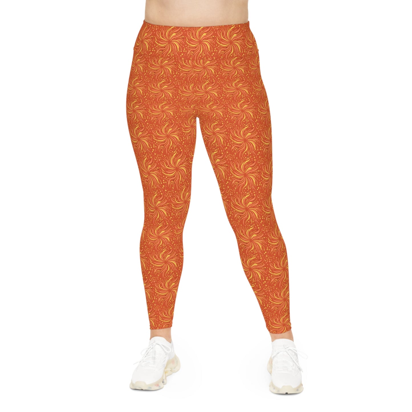 Swageye Sun-Kissed Leo Constellation Leggings - Exclusive Plus Size