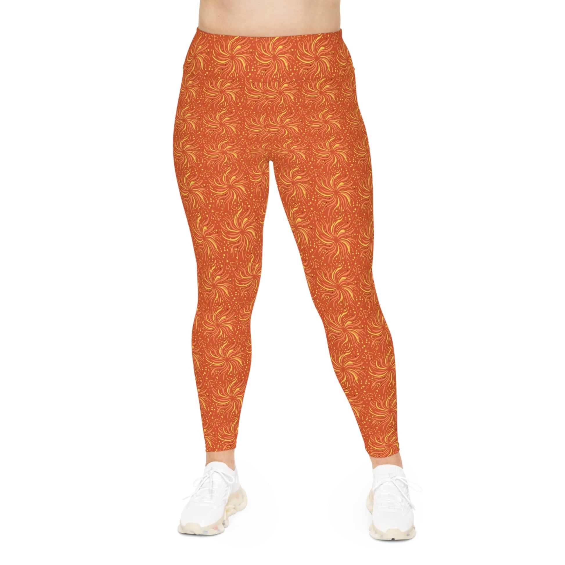 Swageye Sun-Kissed Leo Constellation Leggings - Exclusive Plus Size