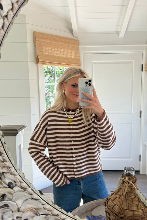 Attractively Cozy Soft Striped Knit Cardigan - 6 Colors