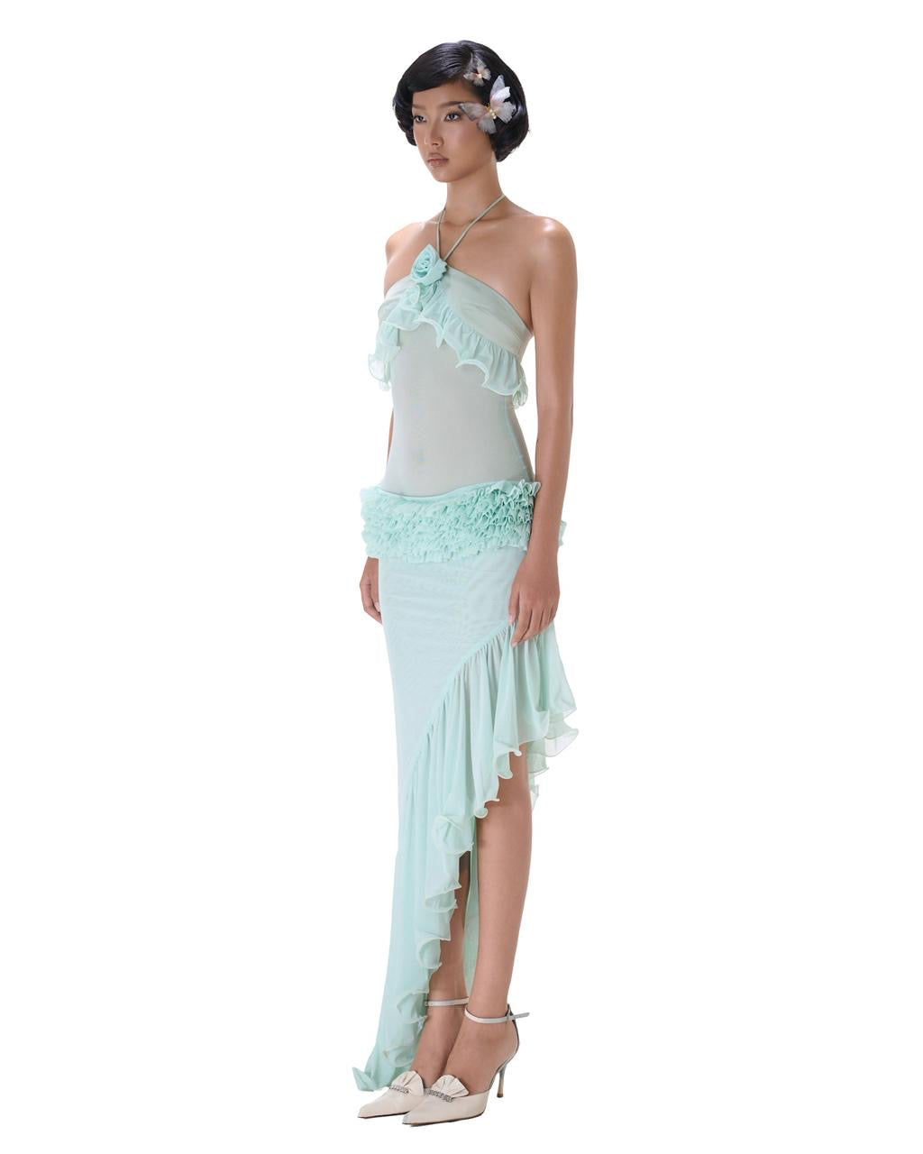 Mari flower maxi dress size XS