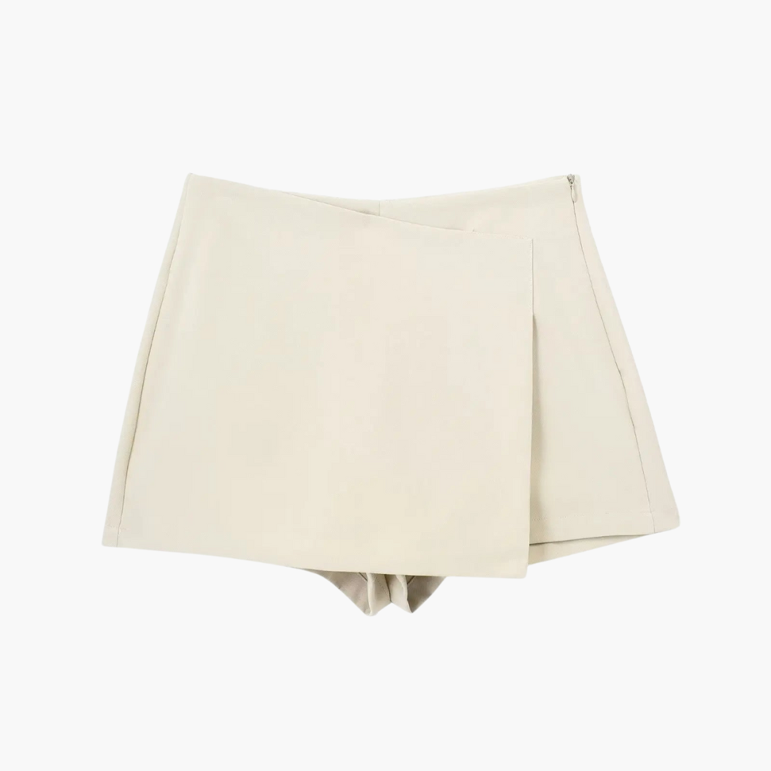 Rosie | High-Waisted Skort with Pleated Design