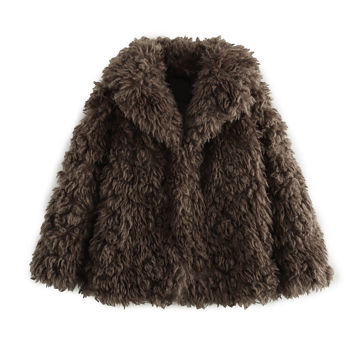 Faux Furry Fur Short Fur Coat Coat