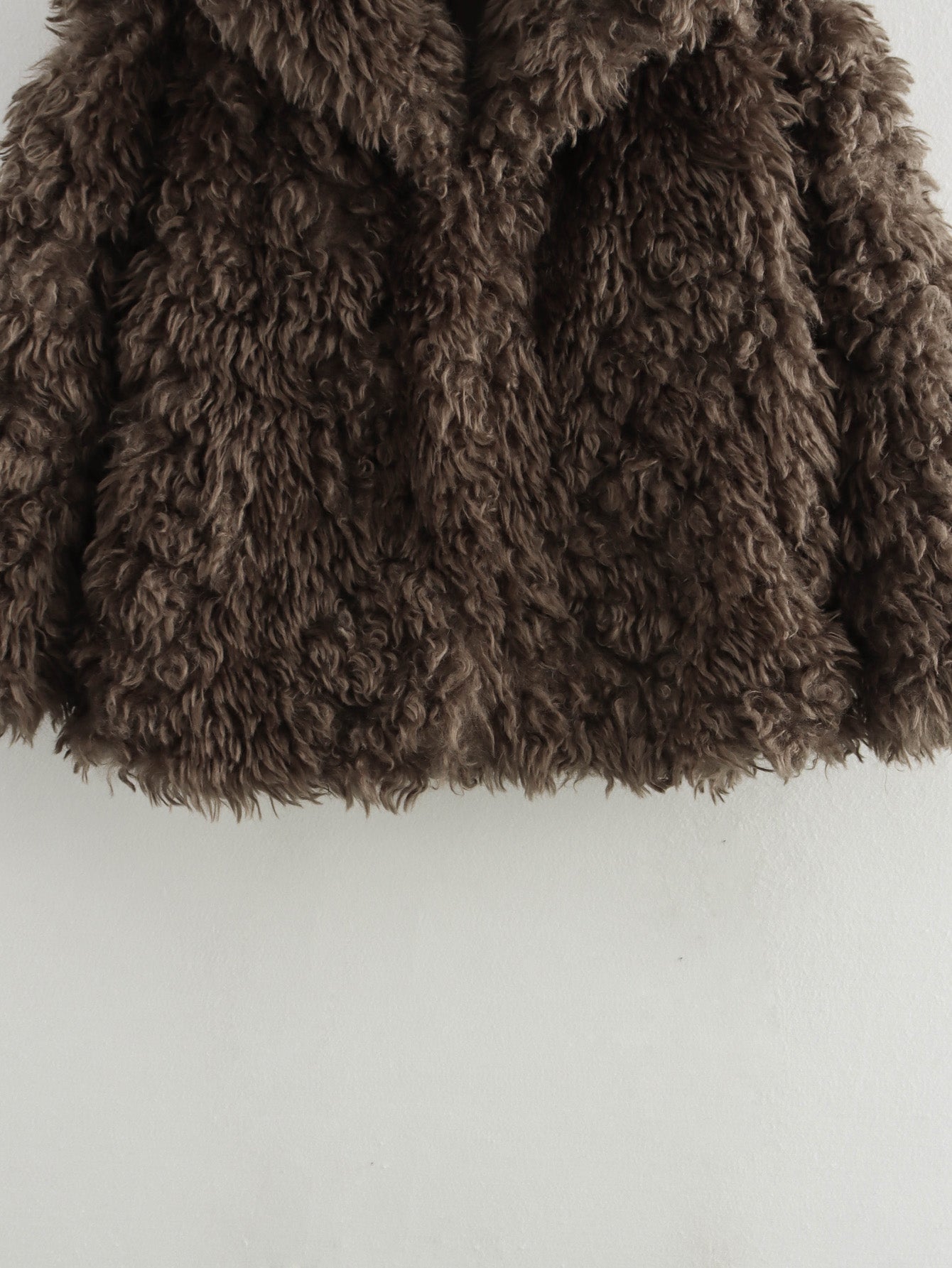 Faux Furry Fur Short Fur Coat Coat