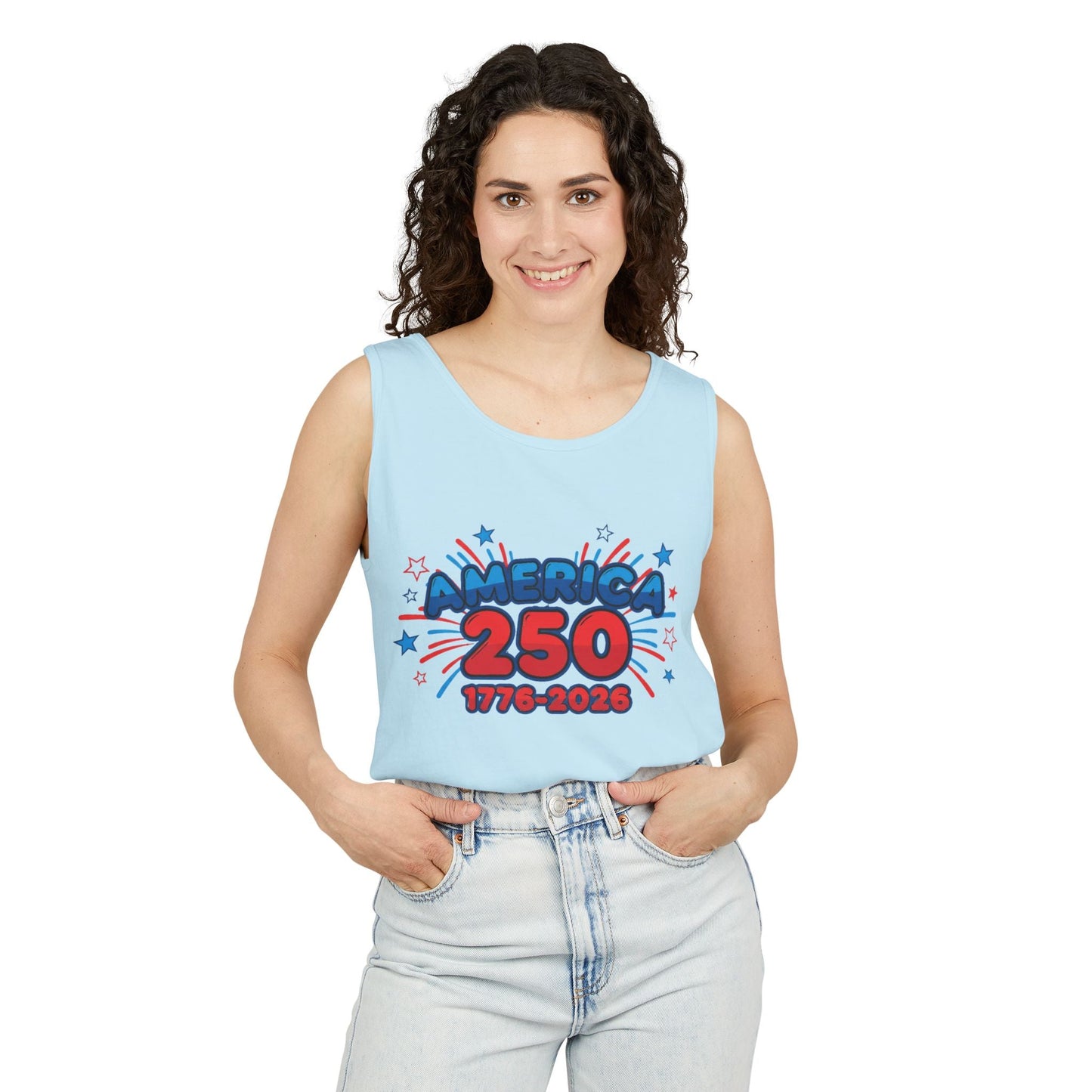 250th Anniversary Apparel — 1776–2026 Patriotic Tank Top