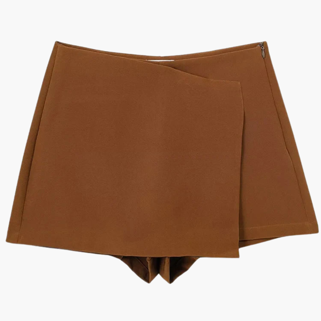 Rosie | High-Waisted Skort with Pleated Design