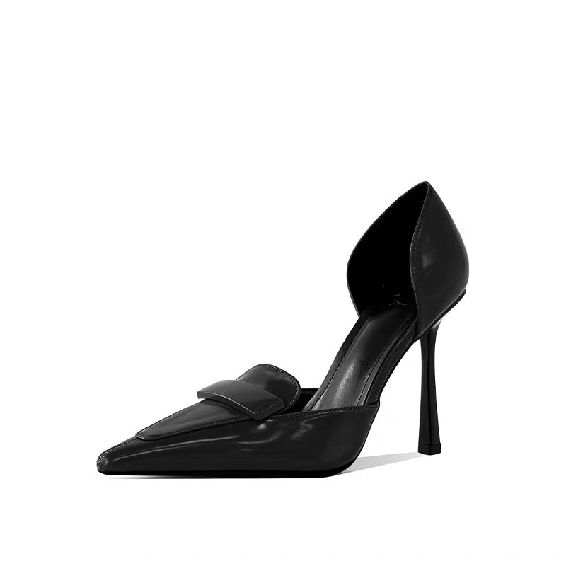 Vivienne Pointed-Toe Loafer Pumps