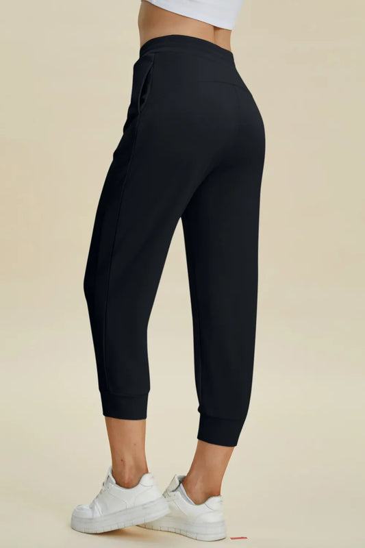 Comfy Air Scuba Drawstring High Waist Joggers