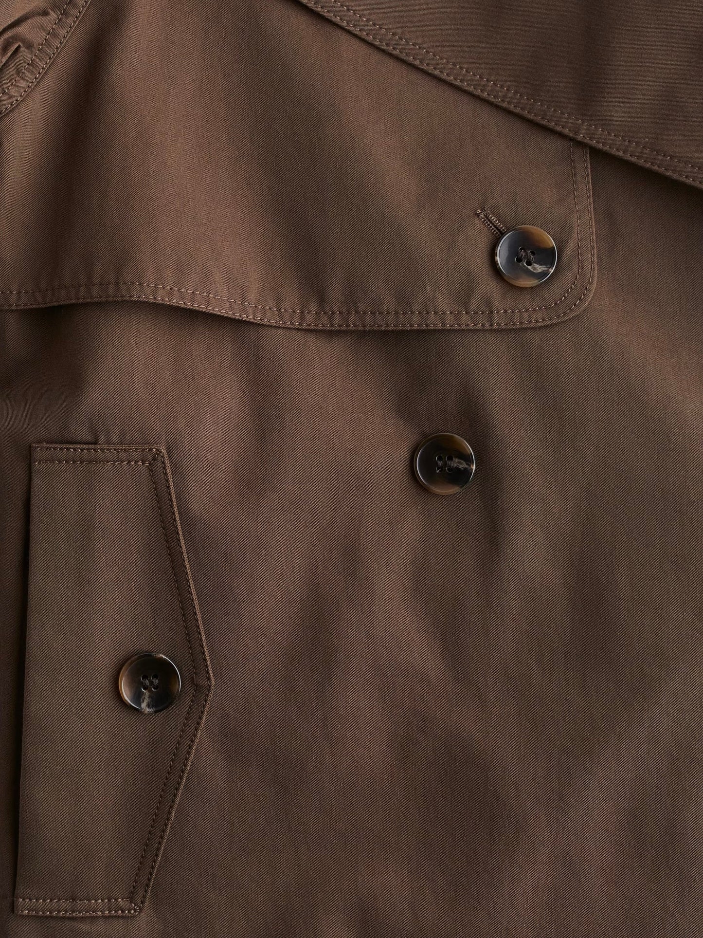 Alicent | Belted Double-Breasted Short Coat