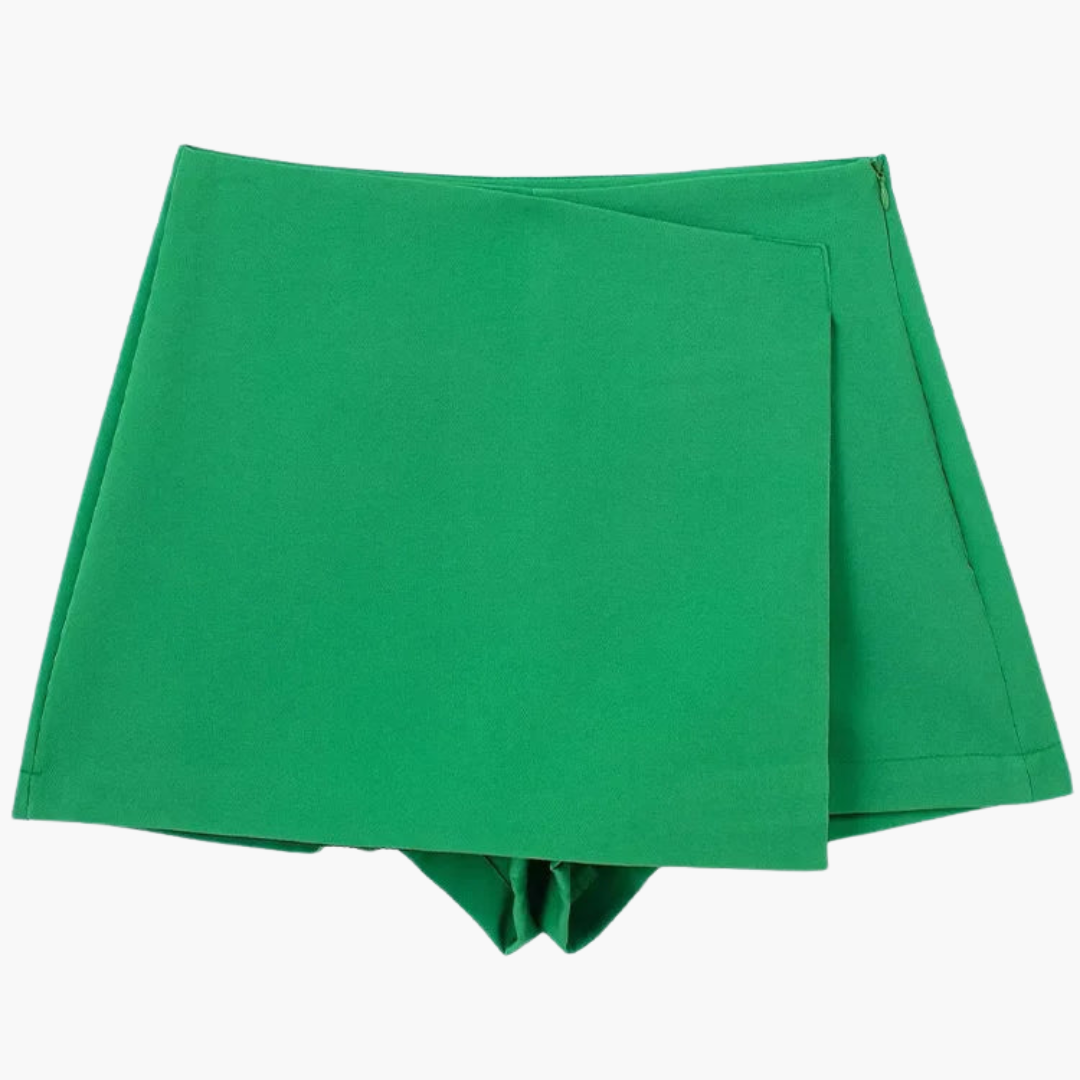 Rosie | High-Waisted Skort with Pleated Design