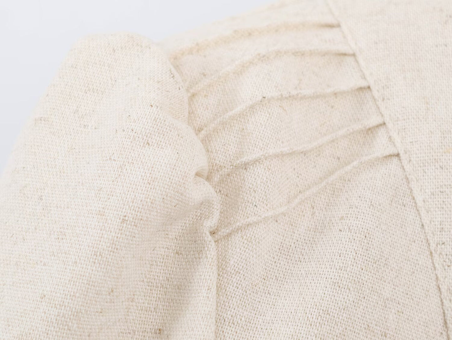 Off White Military Like jacket with Ruffle detail