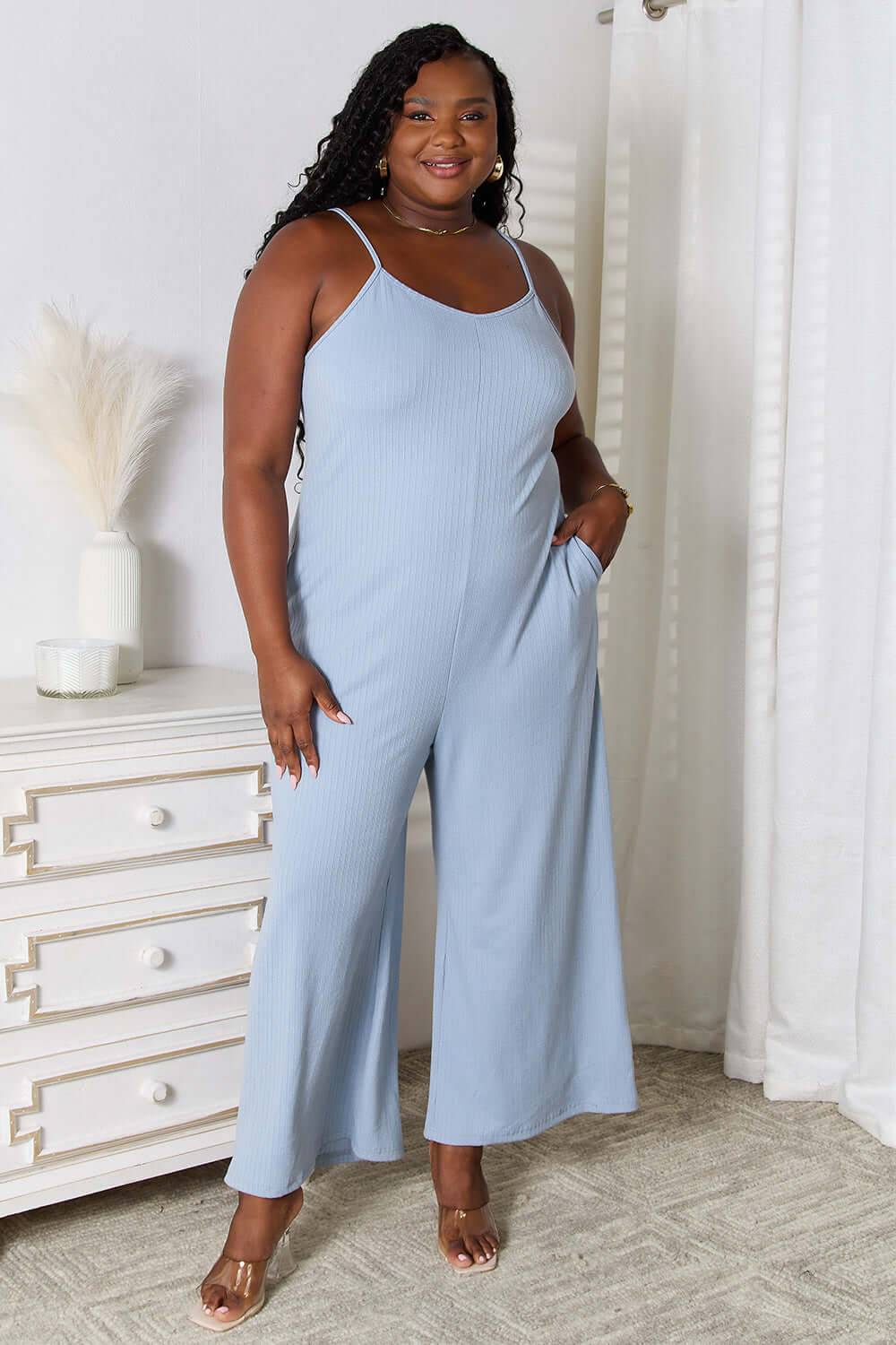 Swageye Full Size Easy Glam Jumpsuit