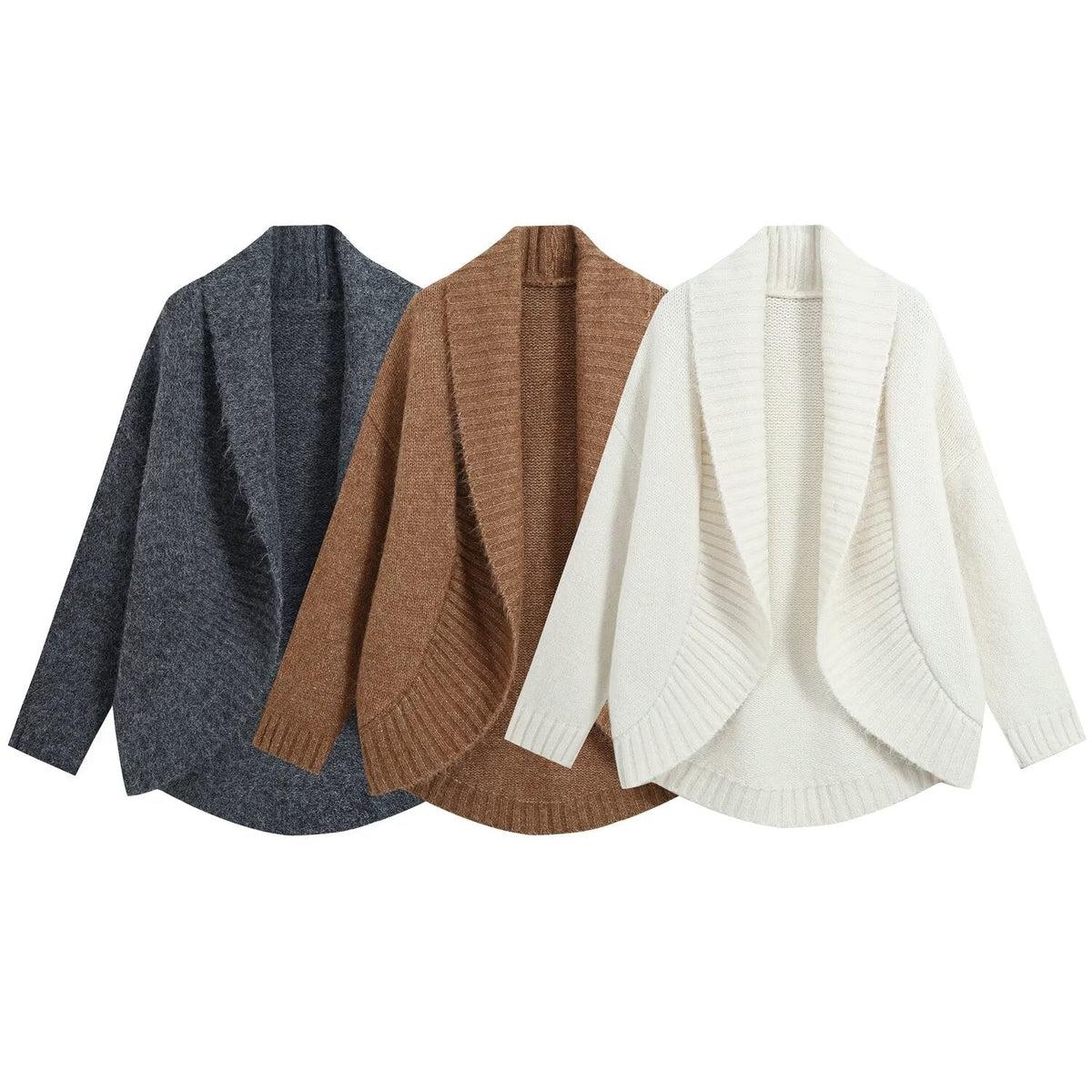 Women Clothing Summer Design Casual Slimming Irregular Asymmetric Knitting Cardigan