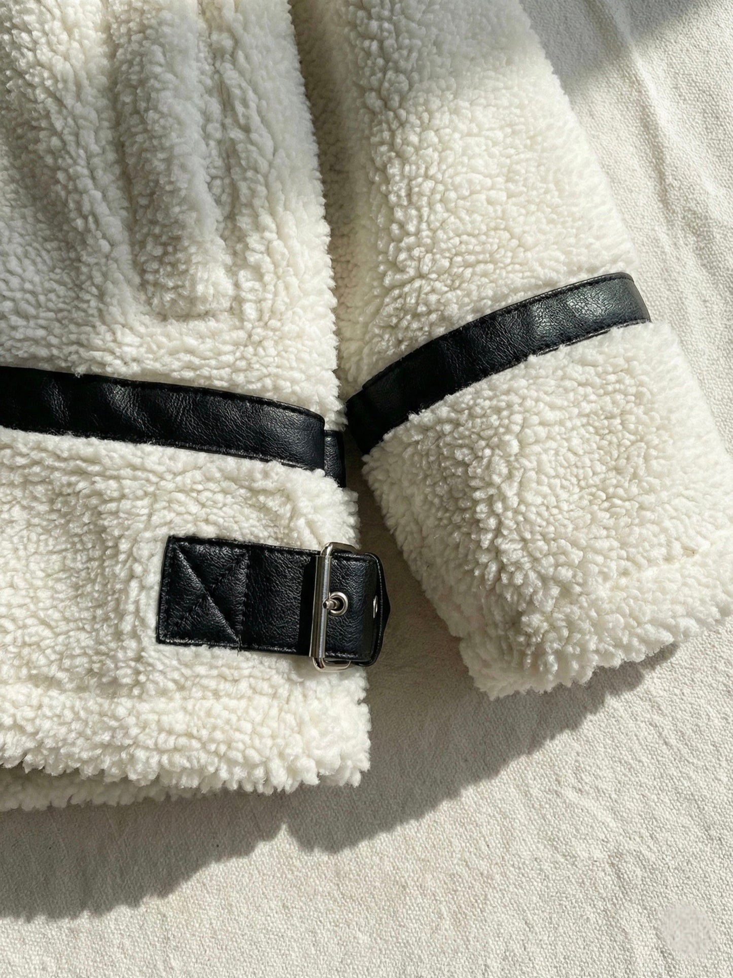 Mathilda | Faux Shearling Zip-Up Jacket