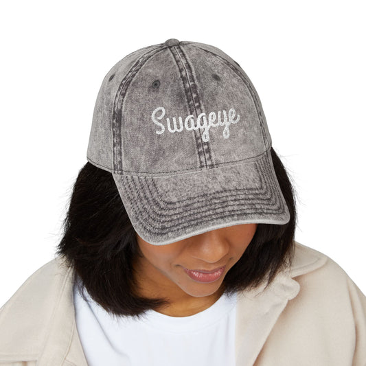 Swageye Vintage Embroidered Cap - Swag Hat for Casual Style