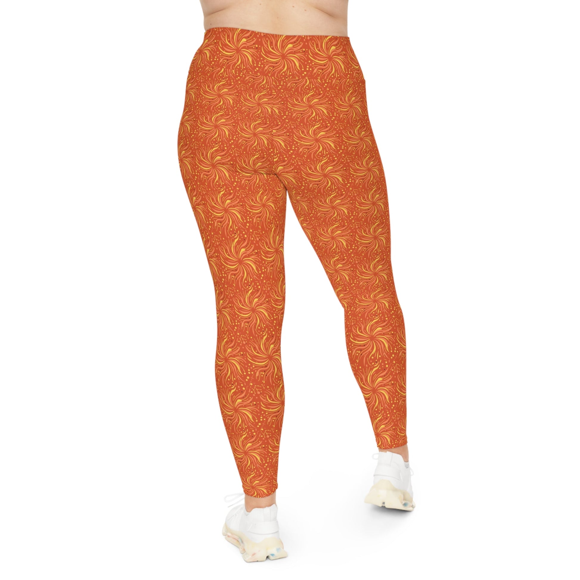 Swageye Sun-Kissed Leo Constellation Leggings - Exclusive Plus Size