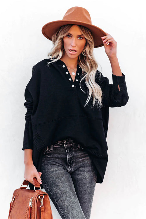 Get Going Cotton Pocket Hoodie Top - 8 Colors Black
