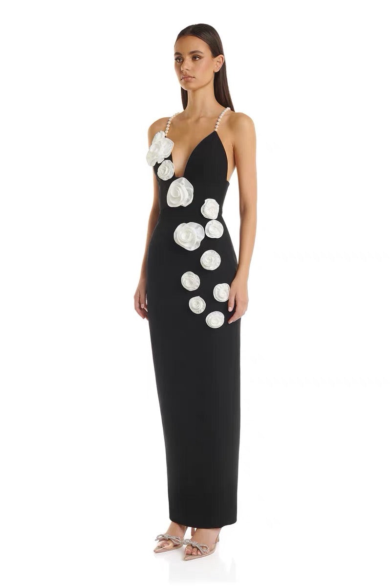 Gentille flower maxi dress