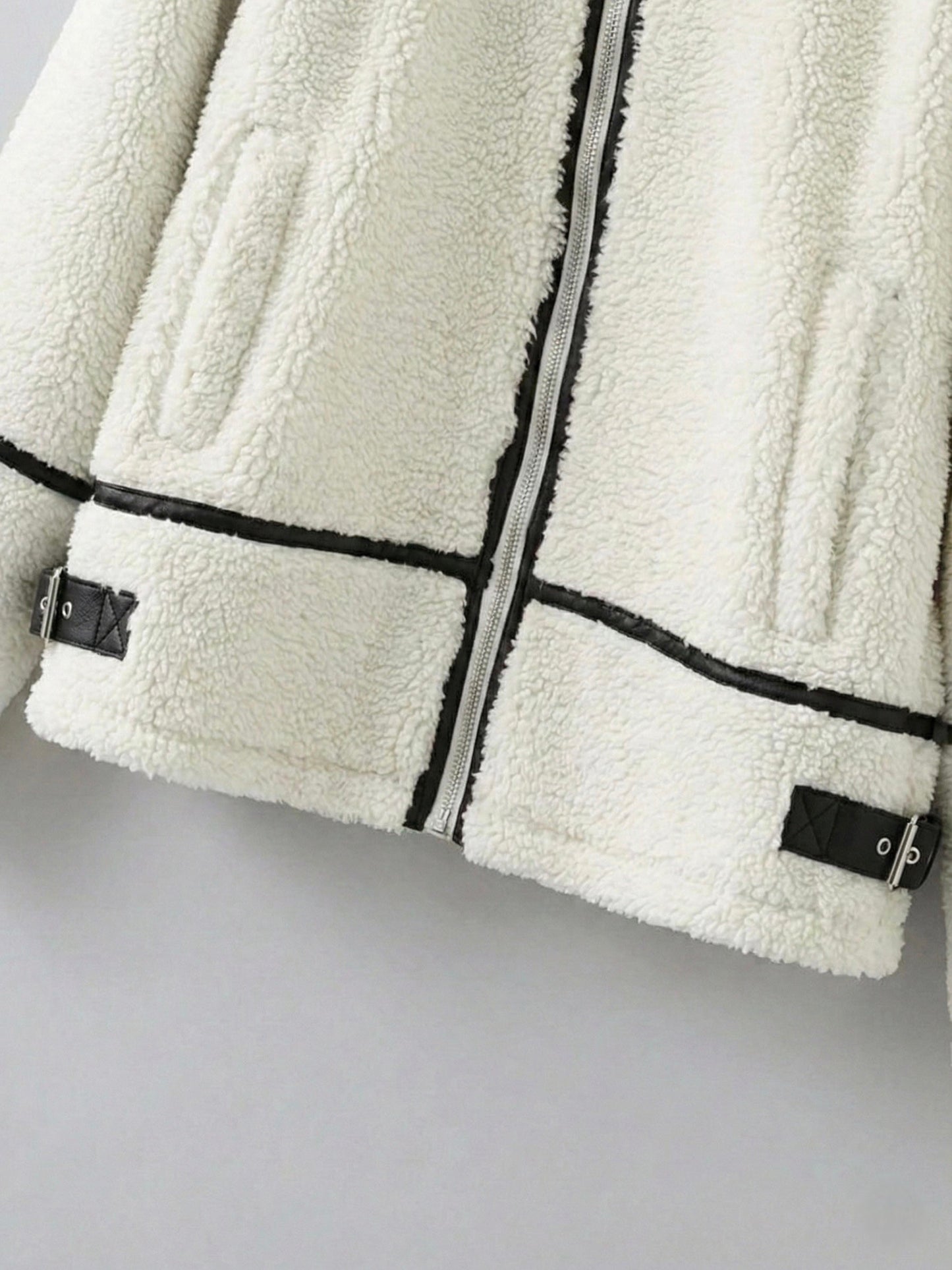 Mathilda | Faux Shearling Zip-Up Jacket
