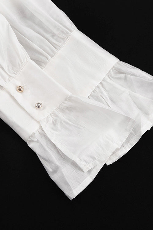 Delightful Charm Button-Up Long Sleeve Top - 5 Colors