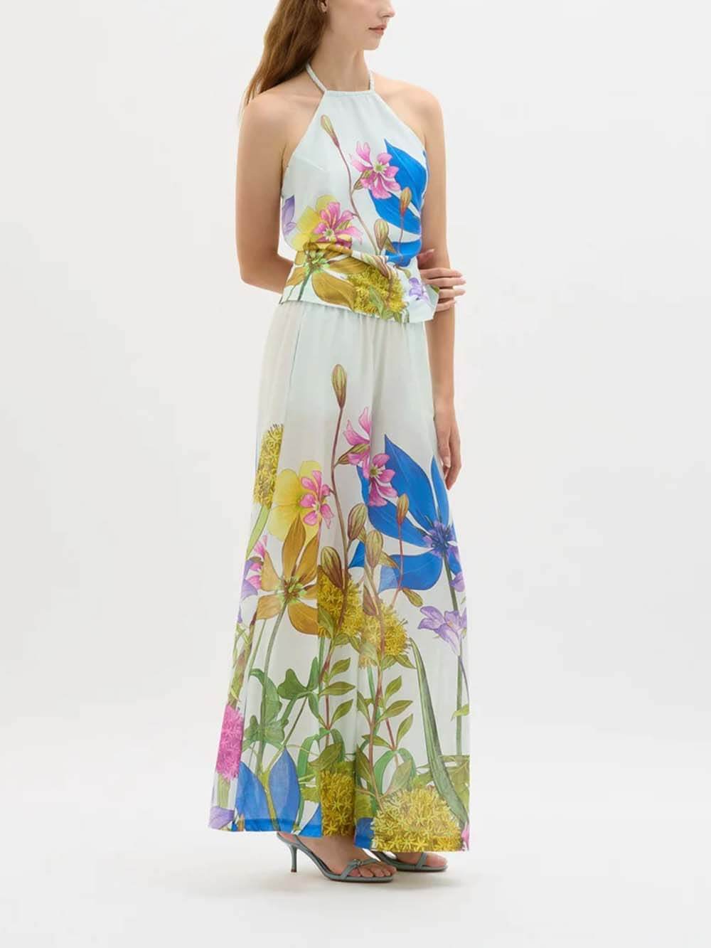 Unique Garden Print Cami Tank Top