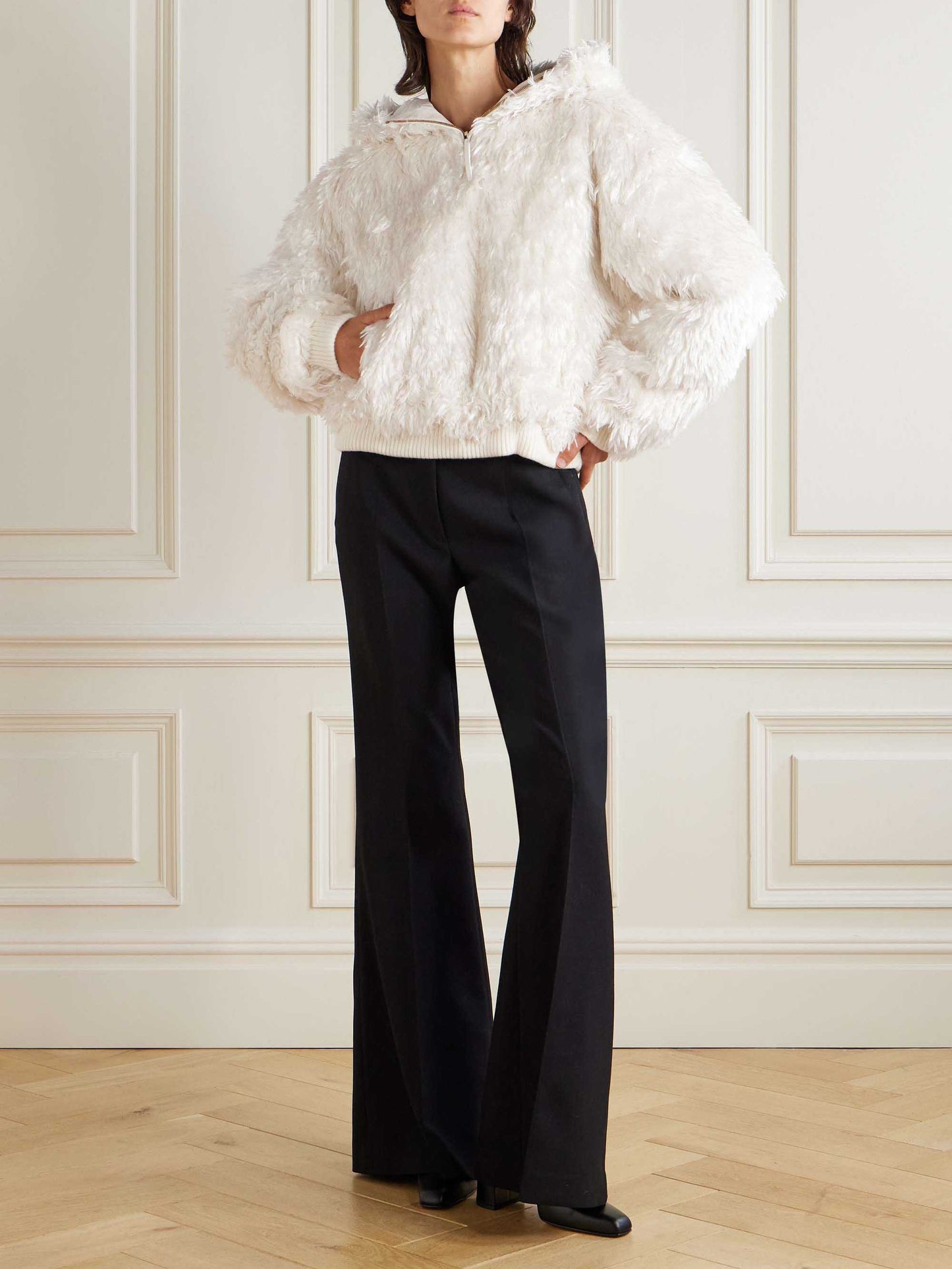 Exquisite High-waisted Flared Pants