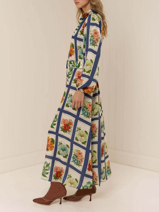 Casual Chic Linen Tie-Waist Maxi Dress