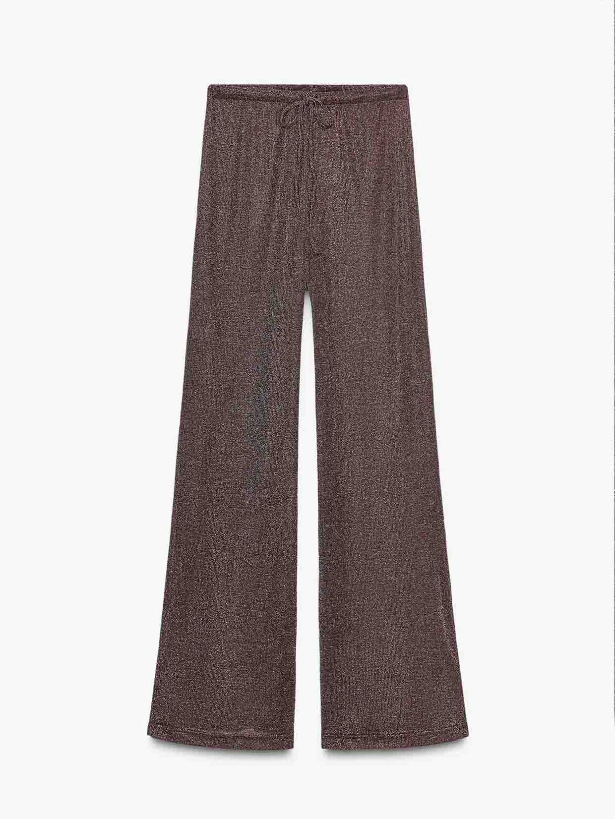 Exquisite Asymmetrical Shawl Pants Two-Piece Set