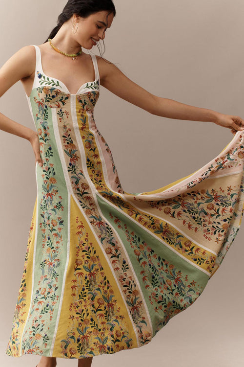 Field Day Printed Midi Dress