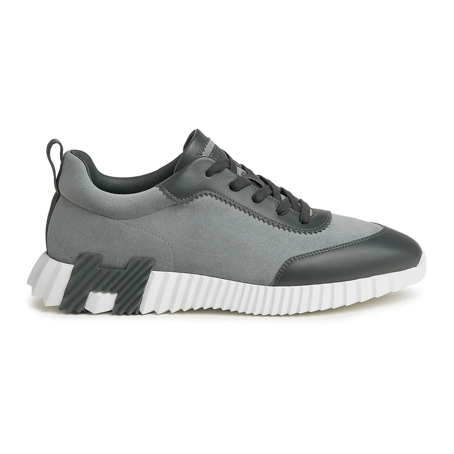 Bouncing | Orthopedic Leather Sneakers Lightweight Comfortable Walking Slate Grey
