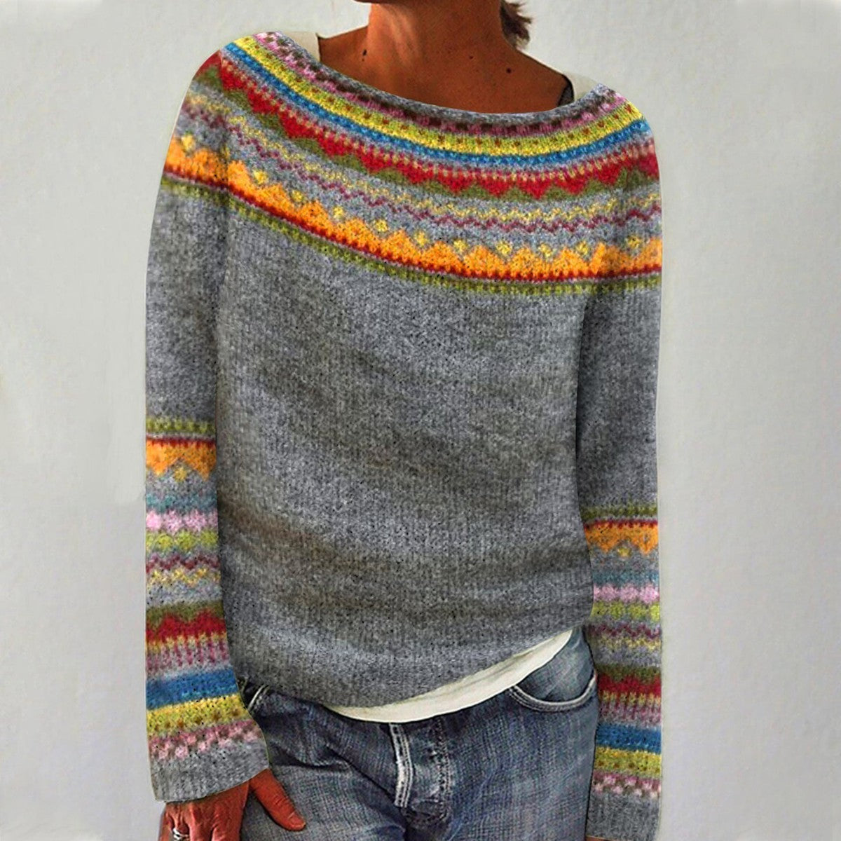 VICTORIA | Künstlerischer Pullover 