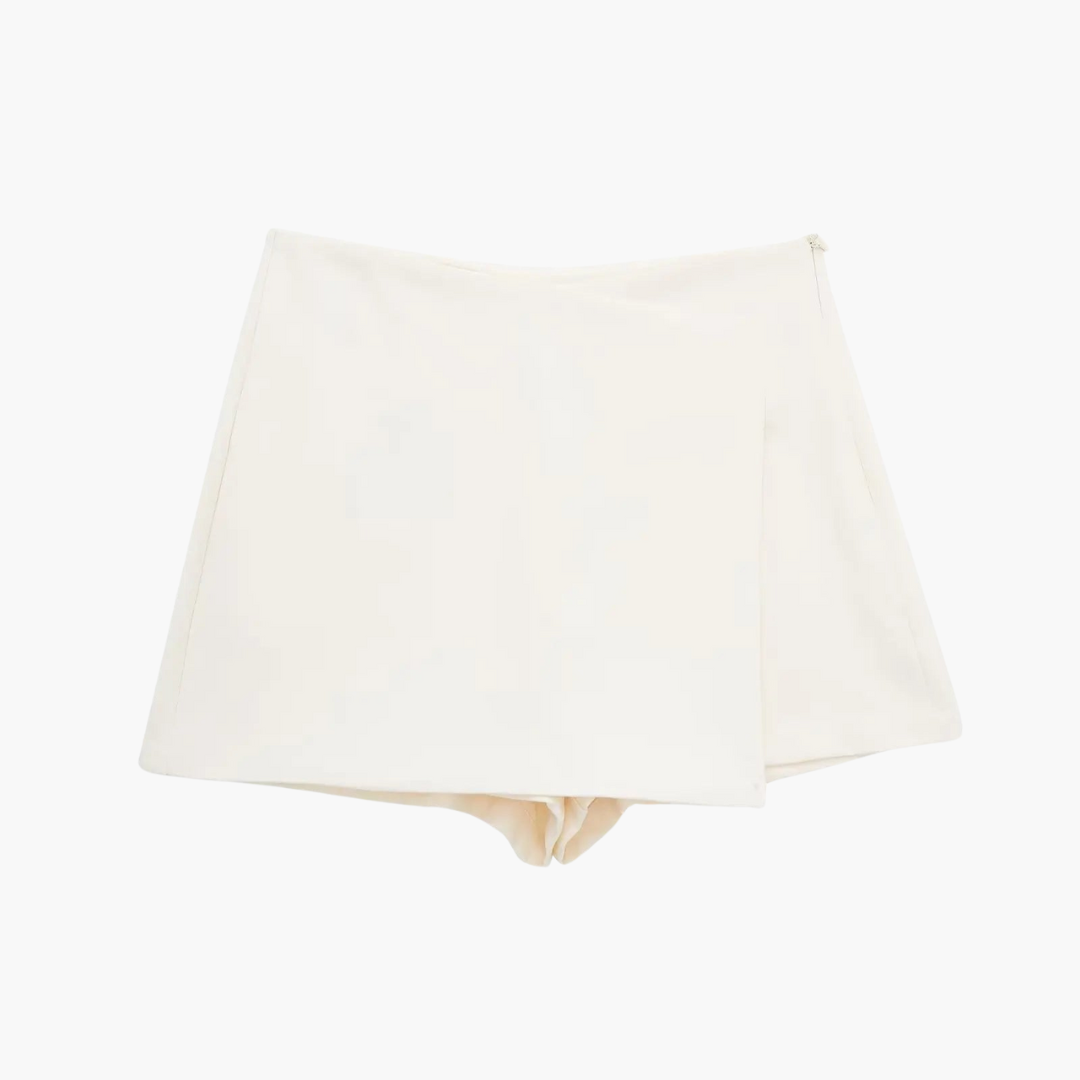 Rosie | High-Waisted Skort with Pleated Design