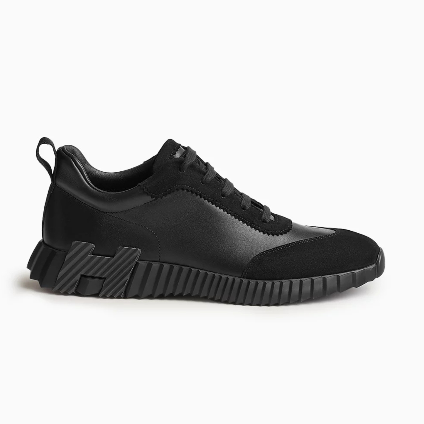 Bouncing | Orthopedic Leather Sneakers Lightweight Comfortable Walking Black