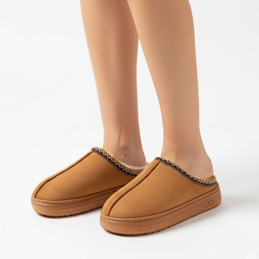 AlpineWarm Home Slides — Premium in Coffee, Black, Grey & Khaki