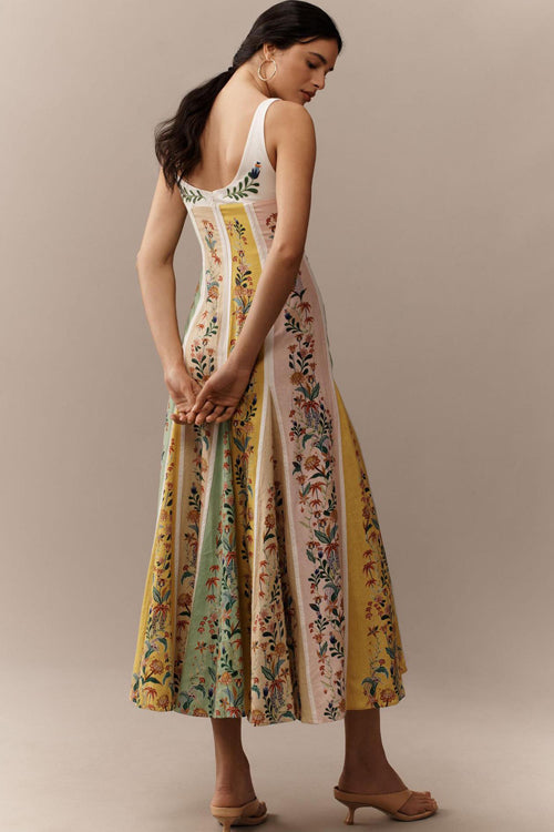 Field Day Printed Midi Dress
